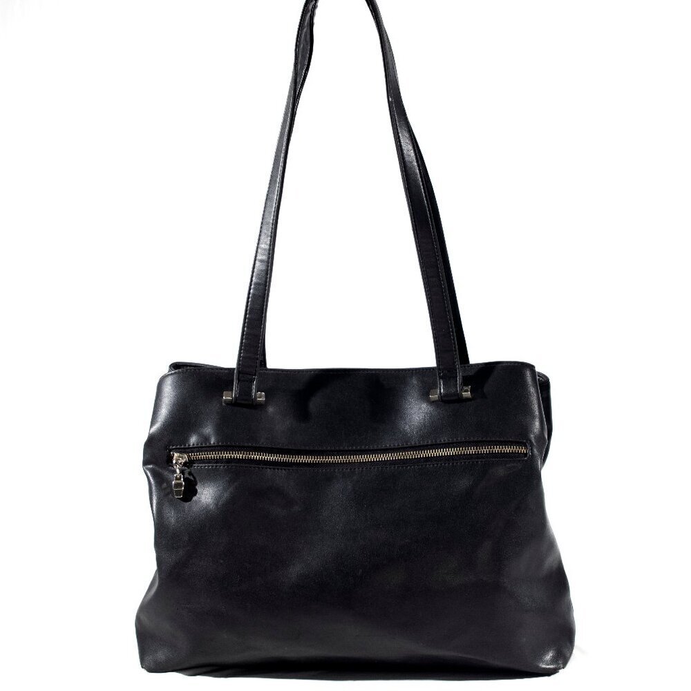 9 & Co. Black Leather Shoulder Bag - Picture 2 of 4